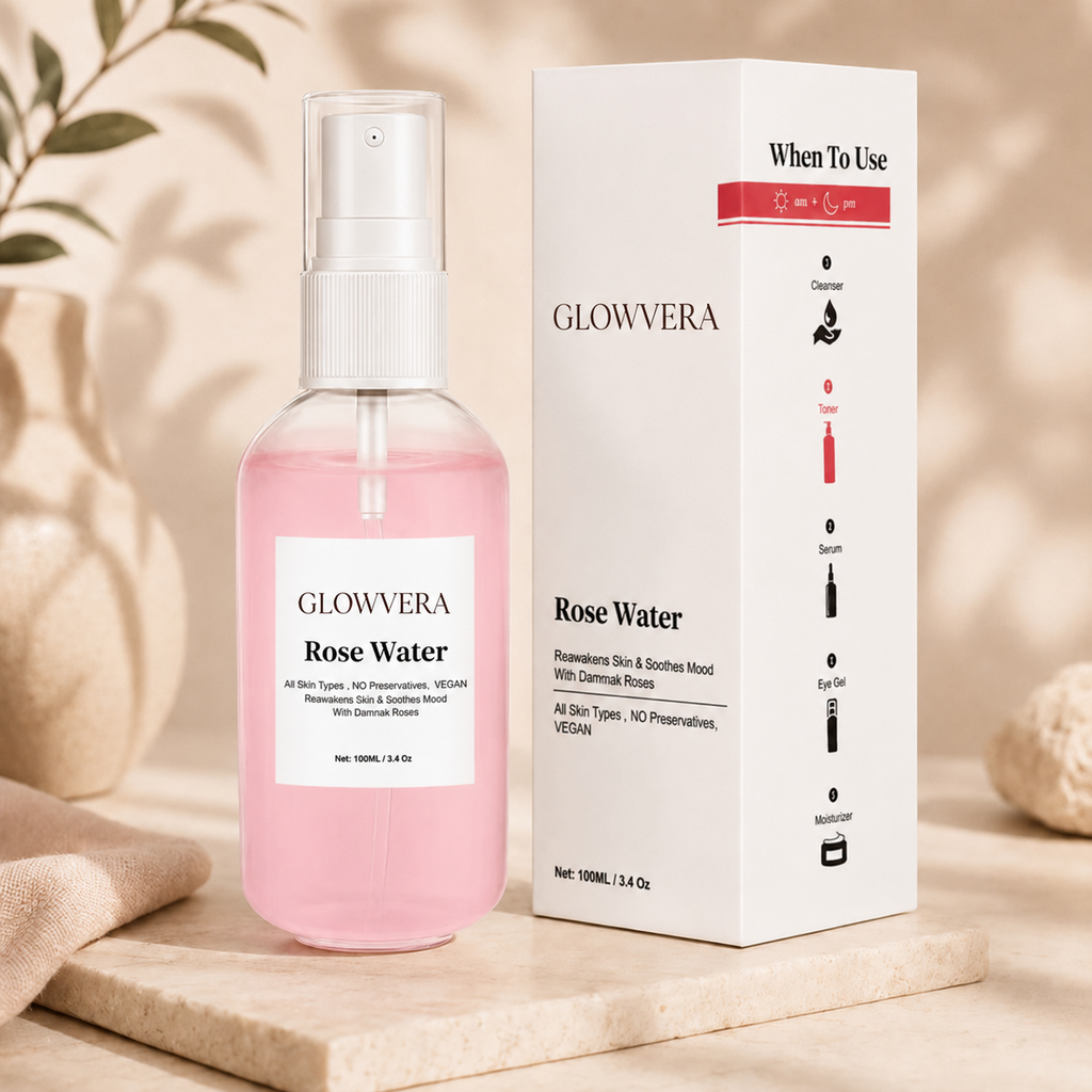 GlowVera Rose Hydrating Facial Mist
